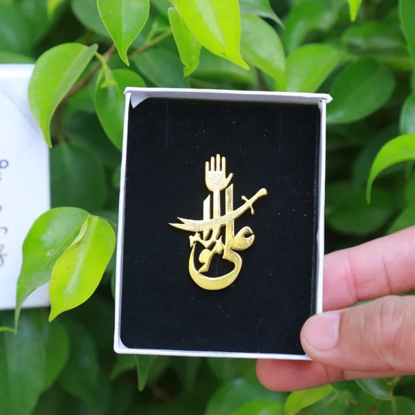 Ali Mola Premium Metal Badge